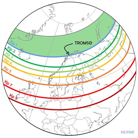 aurora forecast sweden map